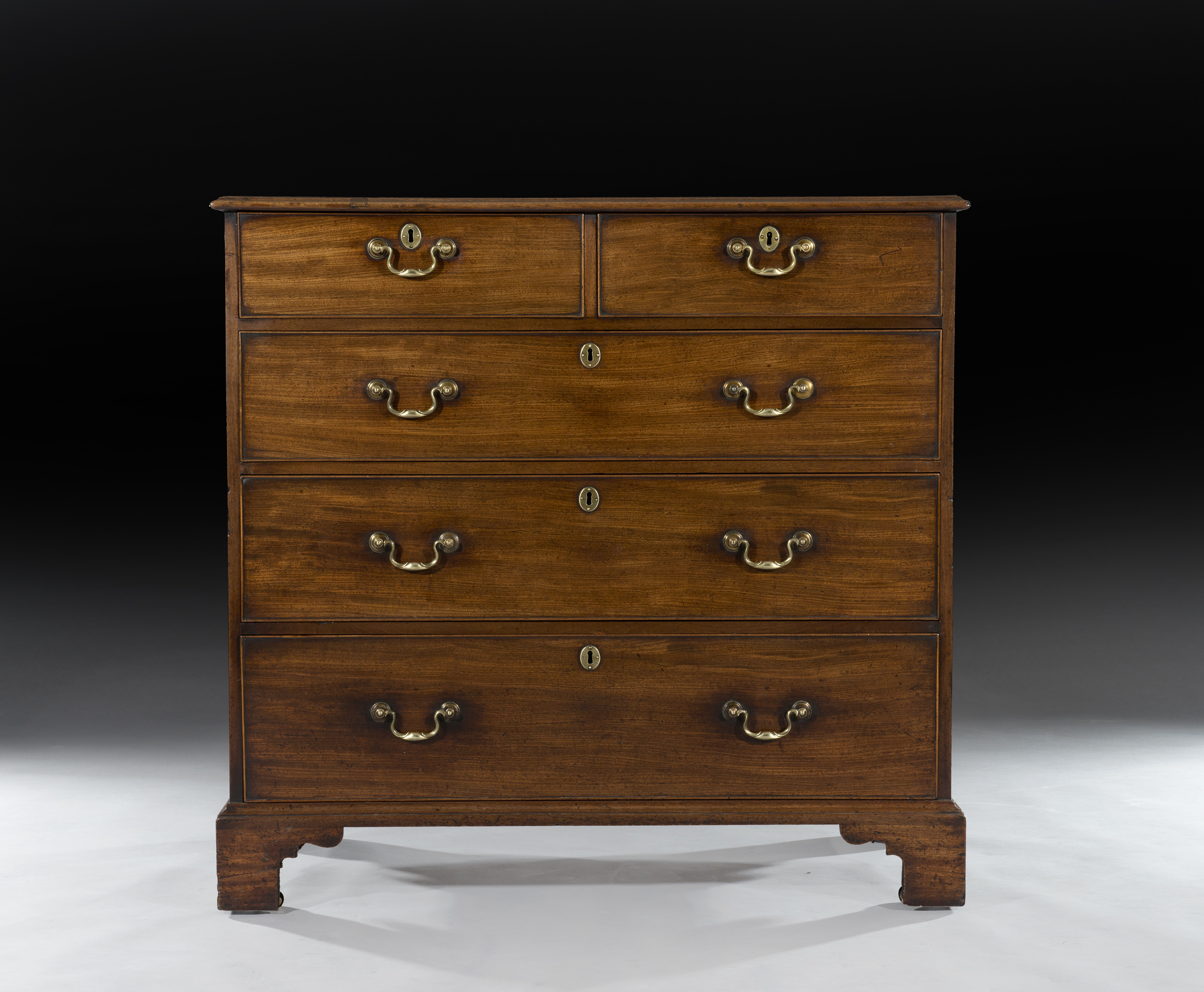 Ottery Antique Furniture Georgian Mahogany Chest Of Drawers